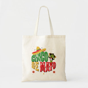 Cinco De Mayo with Hat Cactus Funny Cinco De Mayo Tygkasse