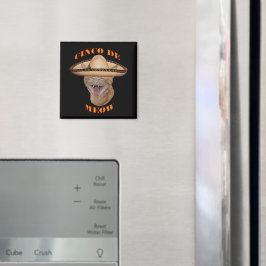 Cinco De Meow Cat Cinco De Mayo Mexiko Magnet