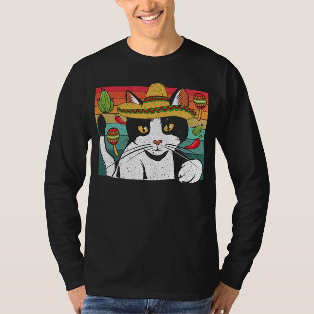 Cinco de Meow Cat  Mexico Pride Mexican Cinco De M T Shirt (Framsida)