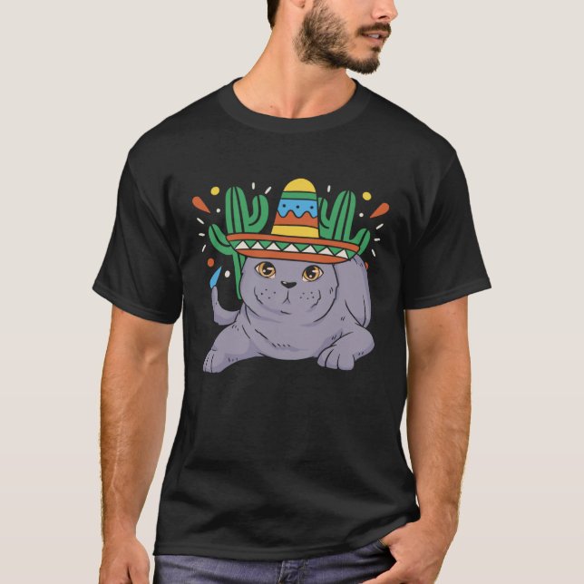 Cinco de Meow Cat  Mexico Pride Mexican Cinco De M T Shirt (Framsida)