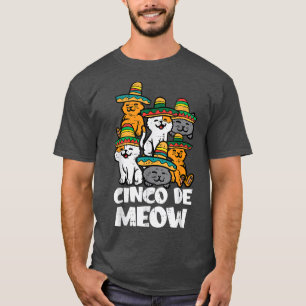 Cinco De Meow Cats Kitten Cute Cinco De Mayo Women T Shirt