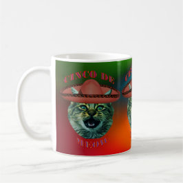 Cinco De Meow Grått Cat Cinco De Mayo Mexiko Kaffemugg