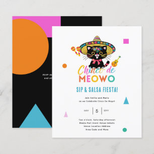 Cinco De Meowo Roligt Fiesta 5 maj katttema