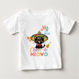 CINCO DE MEOWO Tee for Baby 1st Cinco De Mayo