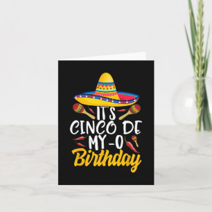 Cinco De My-o Birthday Cinco De Mayo Fiesta P Kort
