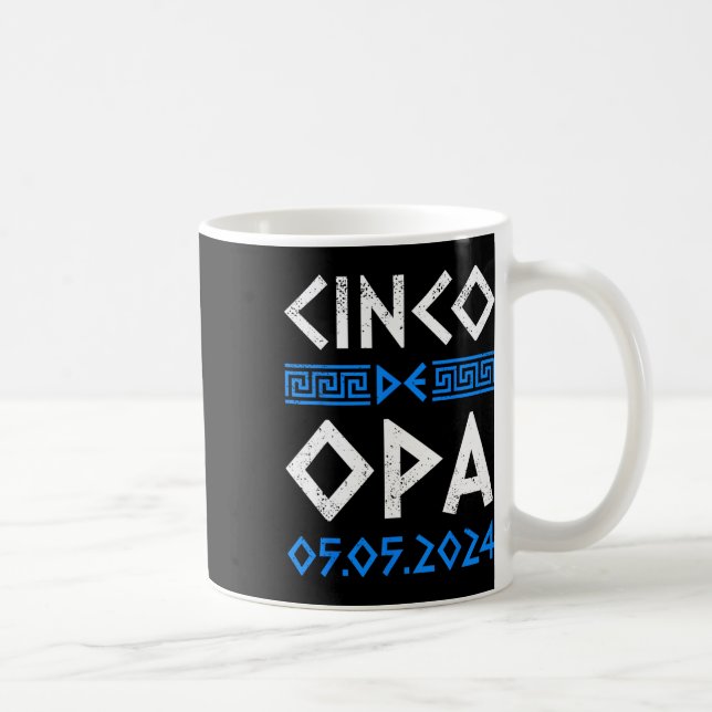 Cinco De Opa Funny Cinco De Mayo Orthodox Greece E Kaffemugg (Höger)