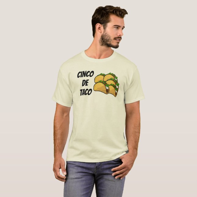 Cinco de Taco T-shirt (Hel framsida)