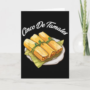 Cinco De Tamales Roligt Cinco De Mayo Mexikanskt R Kort