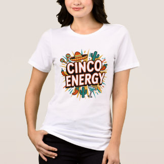 Cinco Energy Fiesta Retro T-Shirt