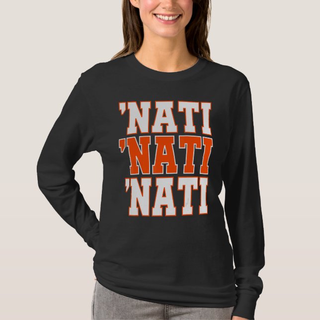 CINCY 'NATI Cincinnati OH Matching Family Couple T T Shirt (Framsida)