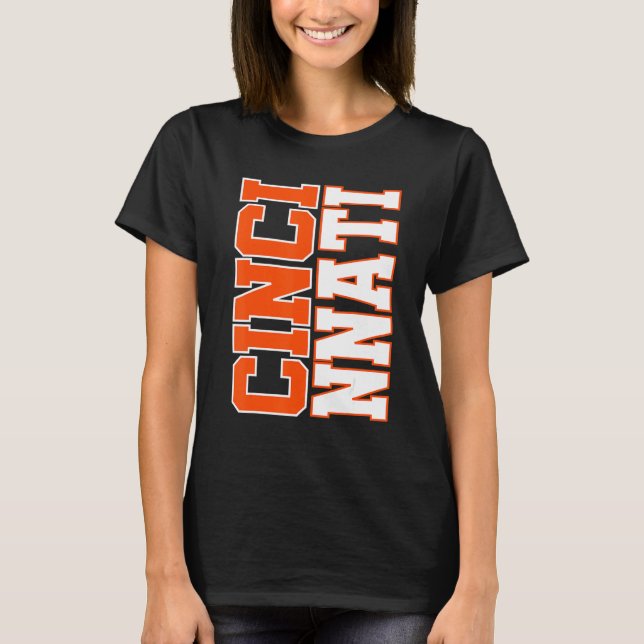 CINCY 'NATI Cincinnati OH Matching Family Couple T T Shirt (Framsida)