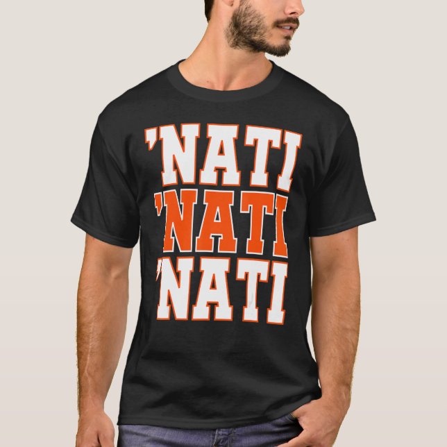 CINCY 'NATI Cincinnati OH Matching Family Couple T T Shirt (Framsida)