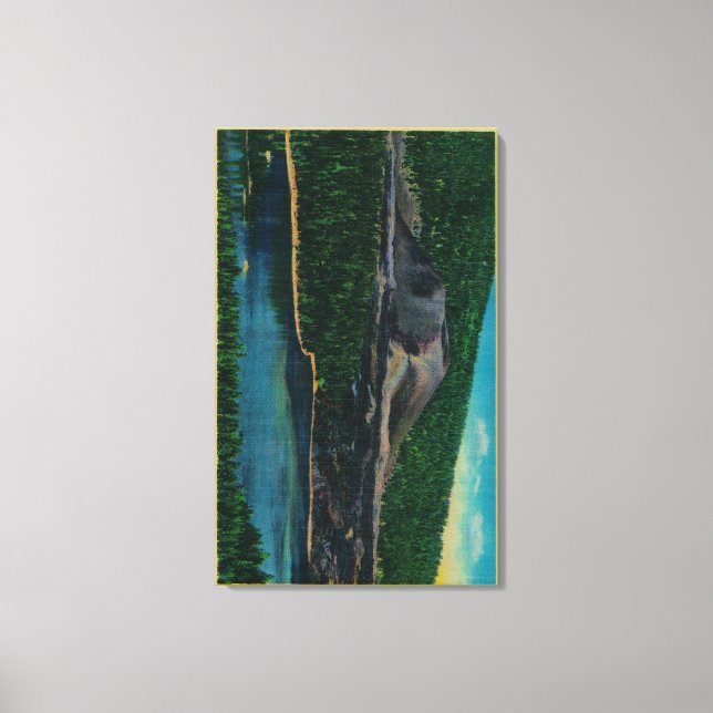 Cinder Cone i nationalparken Lassen Volcanic Canvastryck (Framsida)