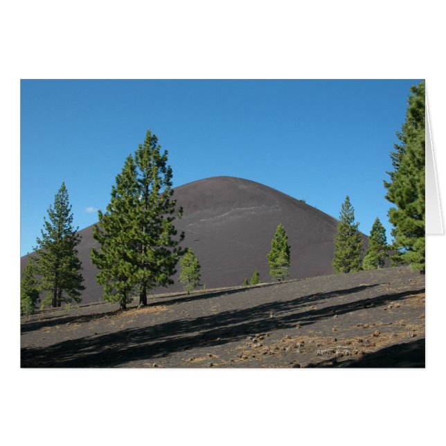 Cinder Cone, nationalparken Lassen Volcanic Hälsningskort (Framsidan Horizontal)