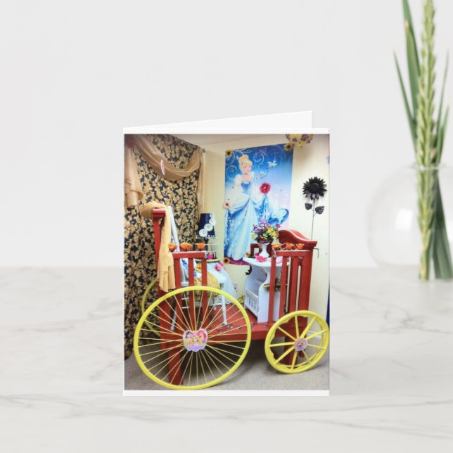 Cinderela-födelsedag Kort (Framsida)