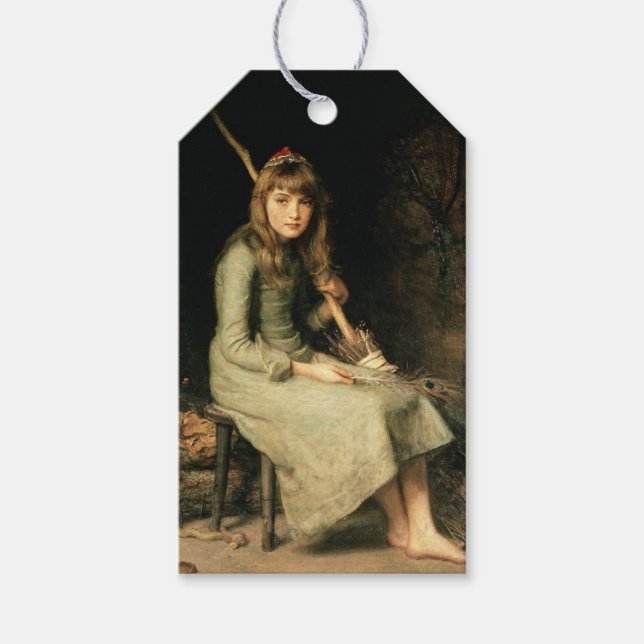 Cinderella (av John Everett Millais) Presentetikett (Framsidan)