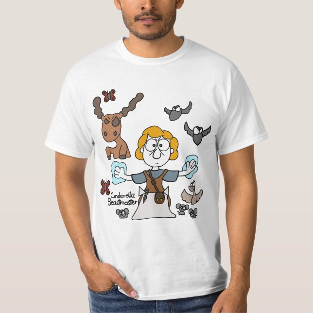 Cinderella Beastmaster T Shirt (Framsida)