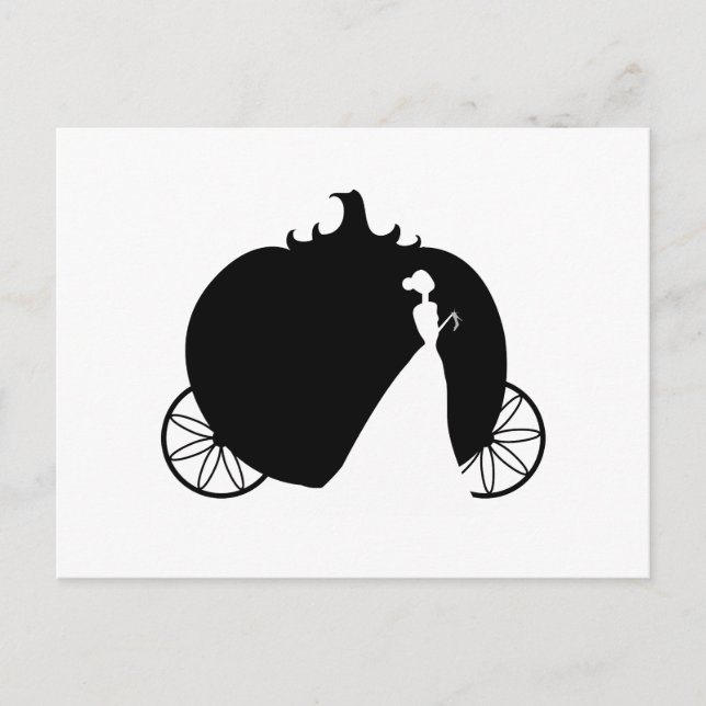 Cinderella Coach Vykort (Framsida)