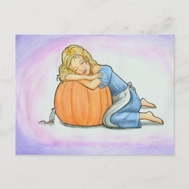 Cinderella Dreaming vycard Vykort (Framsida)