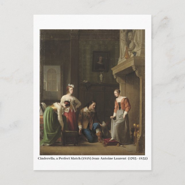 Cinderella, en Perfekt Match (1818) Vykort (Framsida)