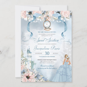 Cinderella Fairy Tale Princess Sweet 16 Birthday I Inbjudningar