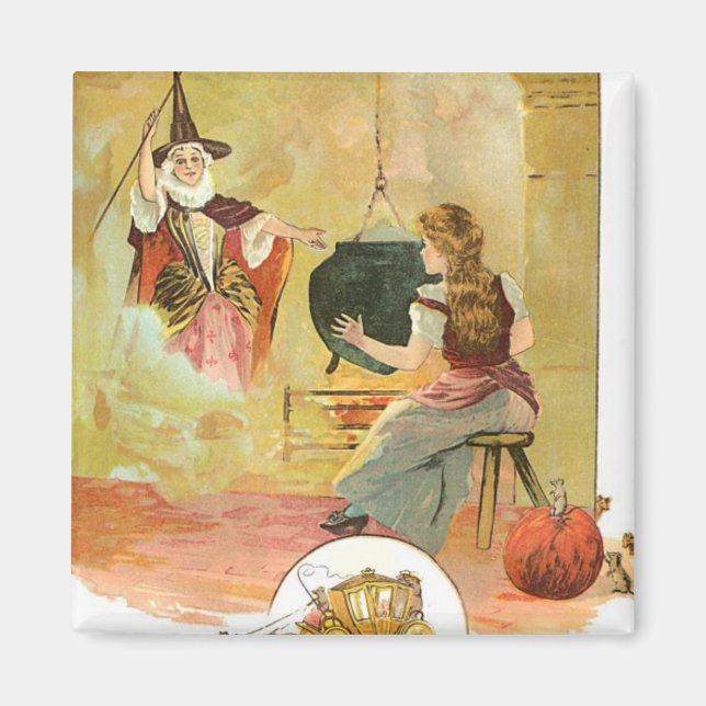 Cinderella Fairytale Magnet (Framsidan)