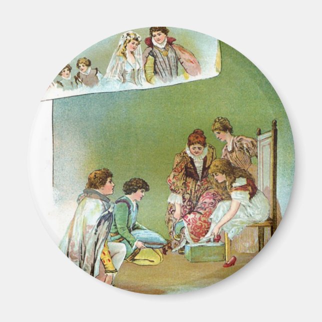 Cinderella Fairytale Magnet (Framsidan)