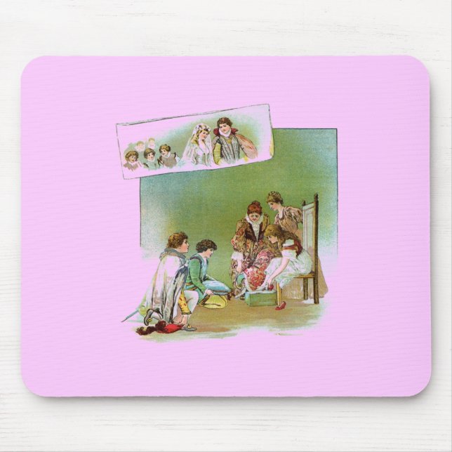Cinderella Fairytale Mouse Pad Musmatta (Framsidan)