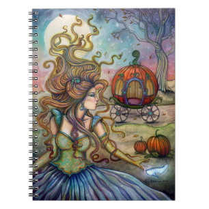 Cinderella Fantasy Art Molly av Harrison Anteckningsbok
