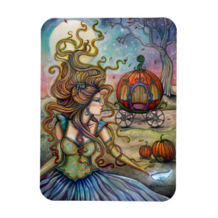 Cinderella Fantasy Art Molly av Harrison Magnet