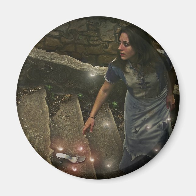 Cinderella förlorar sin skon magnet (Framsidan)