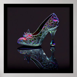 Cinderella Glass Slipper Poster