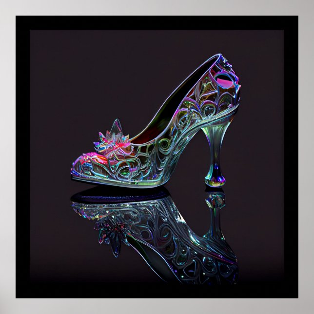 Cinderella Glass Slipper Poster (Framsidan)