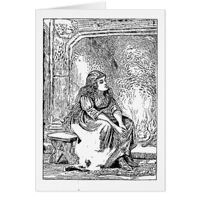 Cinderella Hälsningskort (Framsidan)