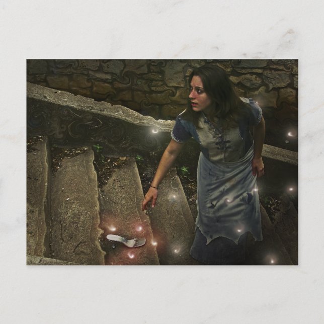 Cinderella har Borttappad sitt vykort (Framsida)