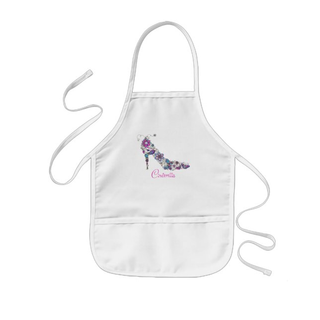 Cinderella - Kids Apron / Shoe Barnförkläde (Framsidan)