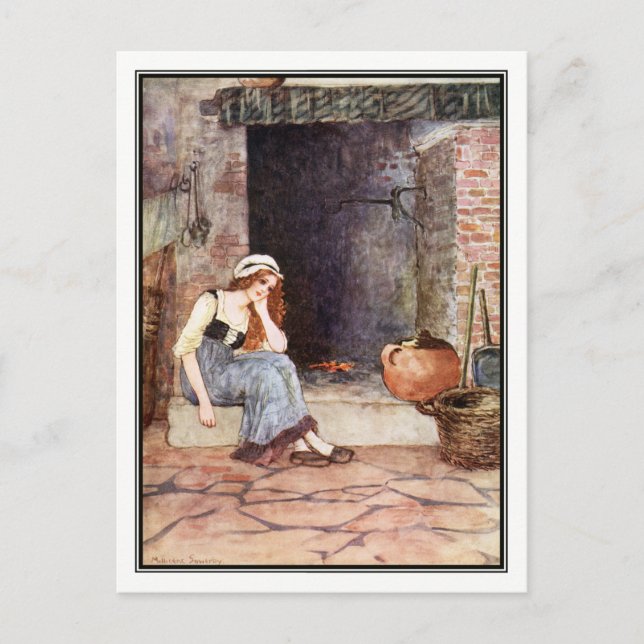 Cinderella Lämnat bakom Millicent Sowerby Vykort (Framsida)
