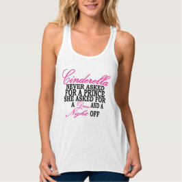 Cinderella Linne Med Racerback