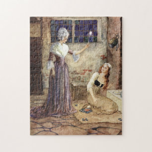 Cinderella och Fairy Godmor - Millicent Sowerby Pussel