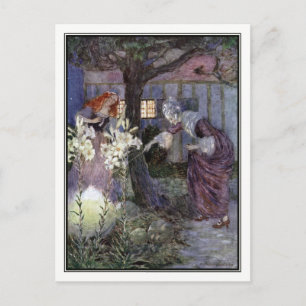 Cinderella och Fairy Godmor - Millicent Sowerby Vykort