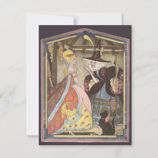 Cinderella och Fairy Godmor, Vintage Fairy Tale (Framsida)