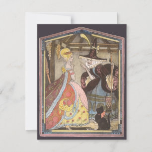 Cinderella och Fairy Godmor, Vintage Fairy Tale