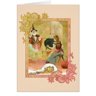 Cinderella och hennes bögiga Gud Mor Hälsningskort
