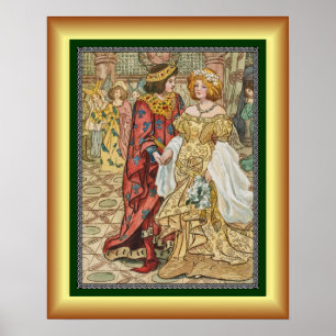 Cinderella och Hennes prins ~ vid Boll ~ 1912 ~ Poster