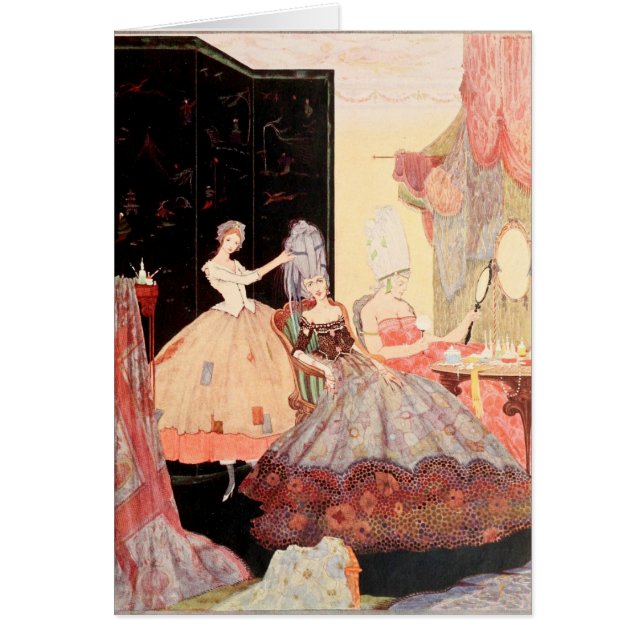 Cinderella och ondskan två en hälsningskort (Framsidan)