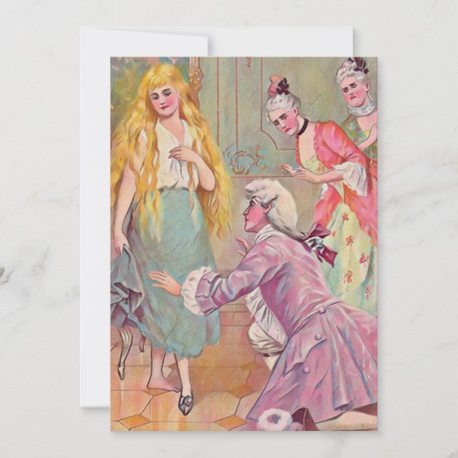 Cinderella och Prince - illustration (Framsida)