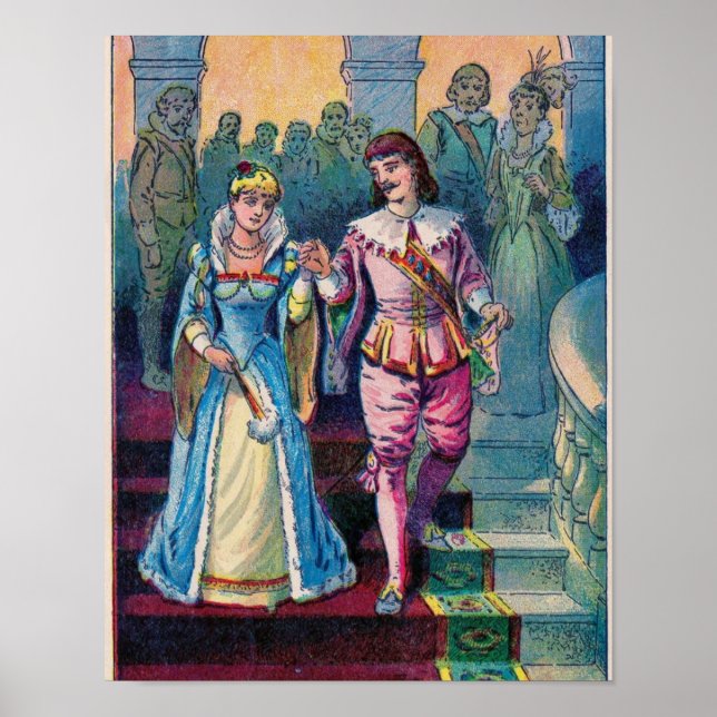 Cinderella och Prince Poster (Framsidan)