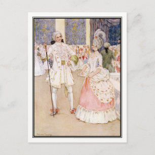 Cinderella och prinsen av Millicent Sowerby Vykort