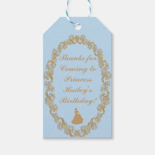 Cinderella Party Favor Märkre Presentetikett