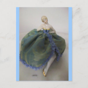 Cinderella Pincushion Vykort